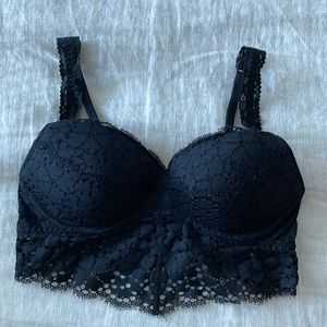 PINK Victoria’s Secret Black Lace Bralette